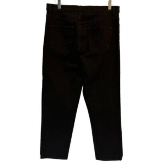 J Brand | Black Jules Straight Leg High Rise Denim Jeans Size 32 - Picture 5 of 11